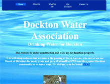 Tablet Screenshot of docktonwater.org